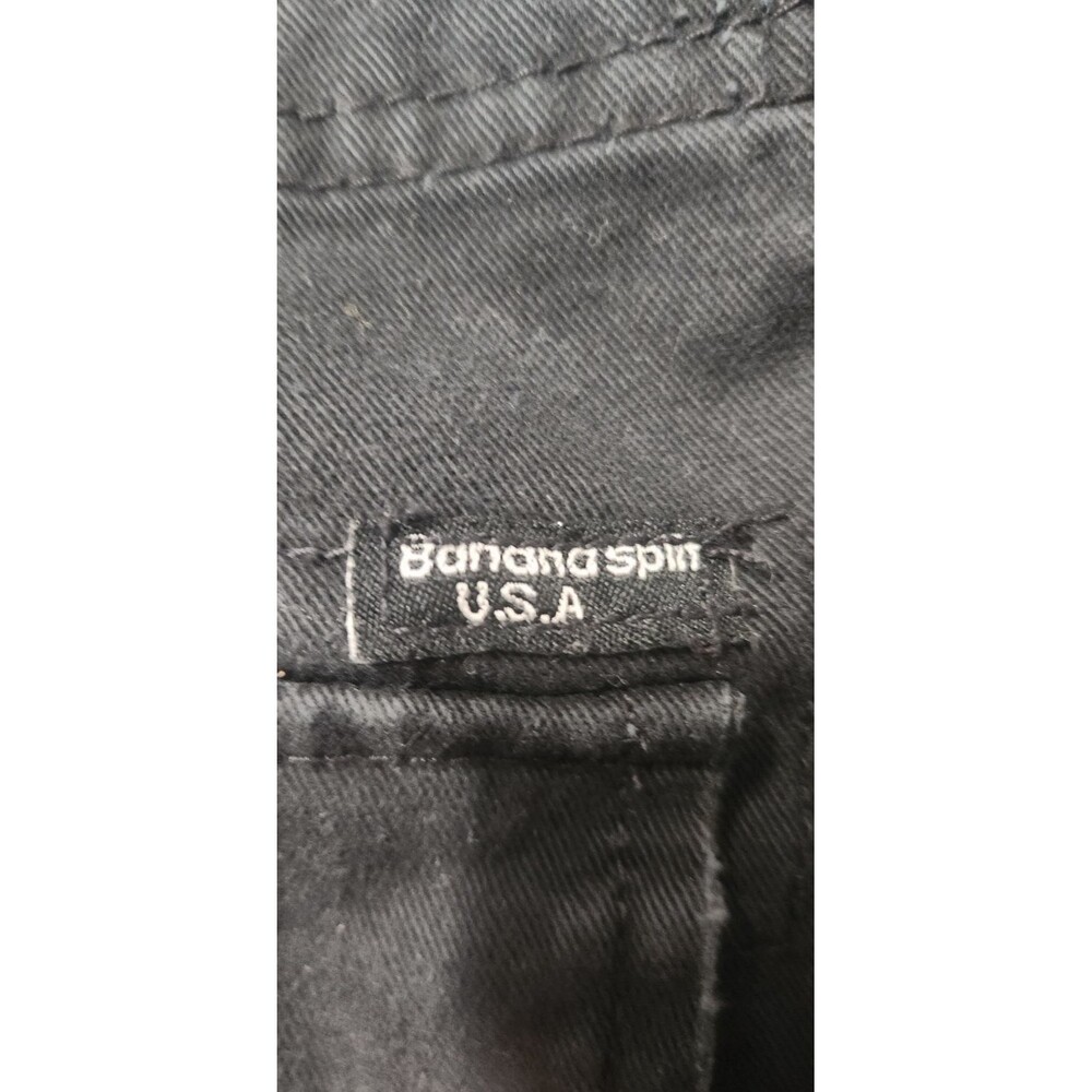 Banana Split Shorts Mens 36 Black Utility Cargo Belted Raw Hem Shorts - Picture 7 of 14
